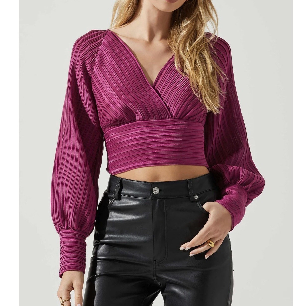 Pernilla Top In Pink Astr The Label Size Xs Nwot